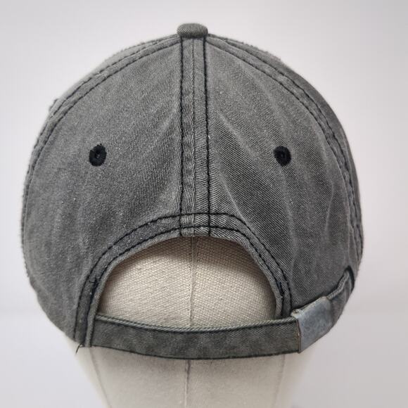 Hilton Head Island Baseball Cap Gray One Size Adjustable Embroidered 6 Panel - Picture 6 of 9